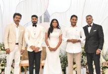 ஜெகன் மோகன் இல்லத் திருமண விழாவில் விஜய் – வைரல் போட்டோ